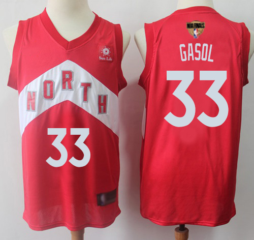Men's Toronto Raptors #33 Marc Gasol Nike Earned Edition Jersey